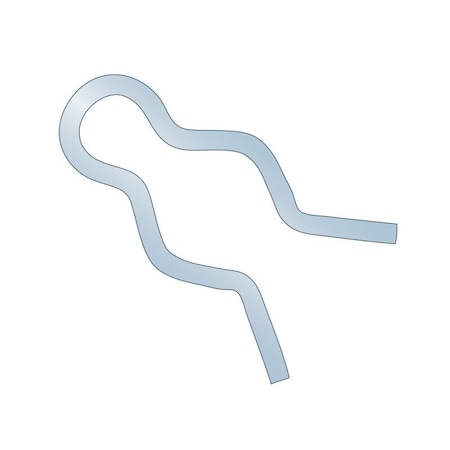 Heritage Industrial Hitch Hair Pin, 1/16" x 1", CSZ BPXZ-402